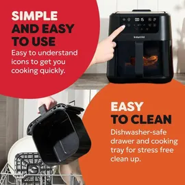 Instant Pot Vortex Compact Heißluftfritteuse 5 l schwarz