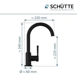 Schütte Cornwall schwarz matt 79166