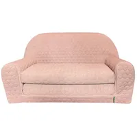 FORTISLINE Kindersitzgruppe Kindersofa "MINI" Kindercouch zum Aufklappen W386 rosa