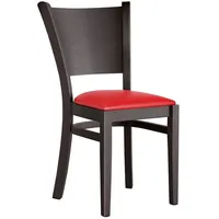 GGM Möbel 2er-Set Bistrostuhl | Leder | Rot |
