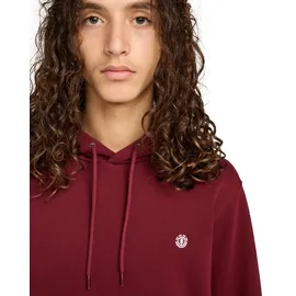 Element Icon Embroidery Hoodie Rot XS
