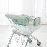 roba Einkaufswagenschutz 'roba Style' inkl. Tragerucksack - Gepolsterter Schutzbezug für Babys & Kleinkinder - Universal passend - Frosty Green