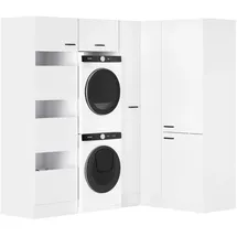 OPTIFIT Waschsäulen-Set Bonn214 213,2x150 x 210 x 57,1 cm Weiß