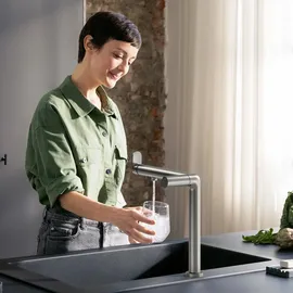 Hansgrohe Aqittura M91 Einhebelmischer Schwarz
