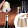 ideoon lights Akku Flaschenlampe Gold