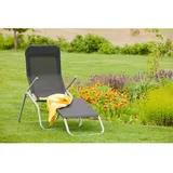 Merxx Wellnessliege XXL Schwarz