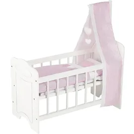 GoKi Puppenbett mit Himmel und Bettzeug