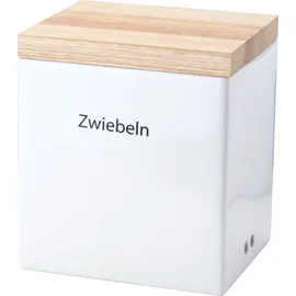 Continenta Vorratsdose rechteckig weiß 18 x 15,5 x 20,5 cm