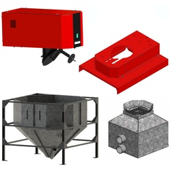 ThermoFlux Saugsystem inkl. Pelletsilo | Für Pid Logic Kombi 35/45