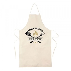 Schürze Grillmeister / Grillmeisterin mit Motiv & Individualisierung