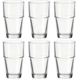 LEONARDO Solo Latte Macchiato ohne Aufdruck 6er Set, 370 ml,