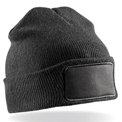 Result Double Knit Printers Beanie - black - onesize