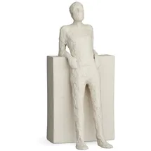 Kähler Der Hedonist H22 cm Character Skulpturen Unglasierte Oberfläche, Weiss