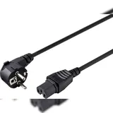 Sygonix SY-5043444 Heißgeräte Netzkabel Schwarz 2.00 m