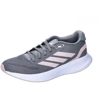 Adidas Damen Runfalcon 5 Running Shoes Laufschuhe, Grey Three/Sandy Pink/Cloud White, 42 EU