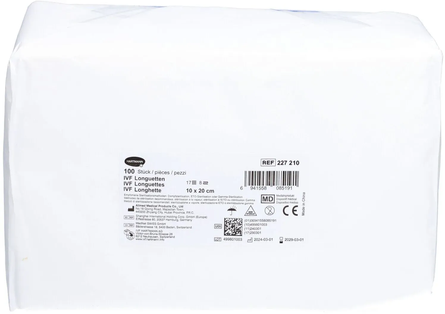 IVF Longuetten T17 10 x 20cm 8fach