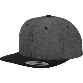 Flexfit Chambray-Suede Snapback Cap schwarz One Size