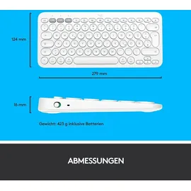 Logitech K380 für Mac DE grauweiß