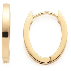LEONARDO Paar Creolen »Ronia Beauty's, 017927« LEONARDO gelbgoldfarben