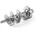 HENDI Schneckenschraube 210802 Silber