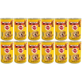 PEDIGREE Nassfutter Rind 12 x 400 g