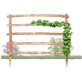 BooGardi Rankhilfe aus Holz 150 x 200 cm Braun