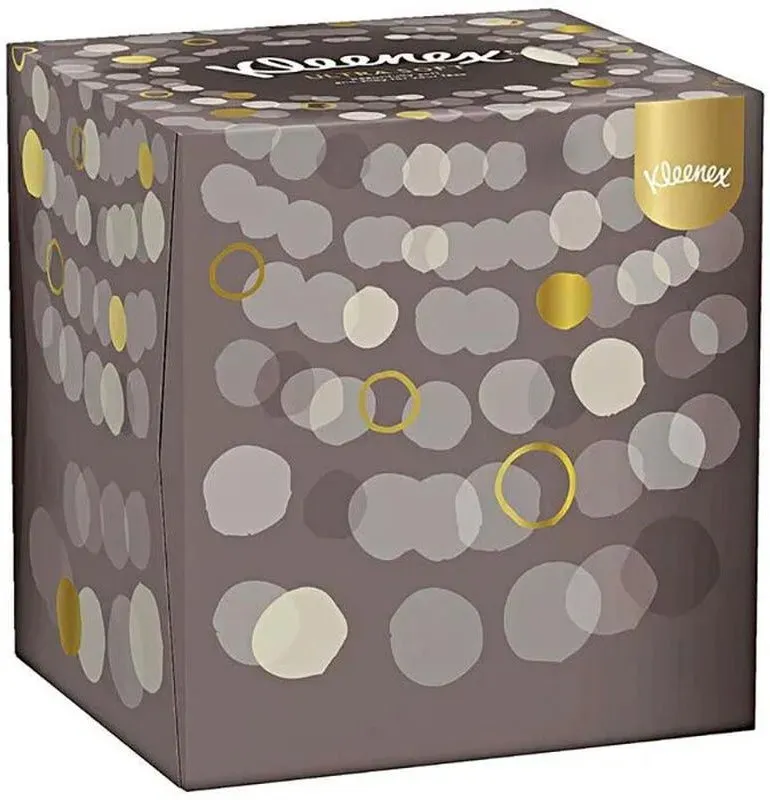 Kleenex Ultra Soft Kosmetiktücher Würfelbox