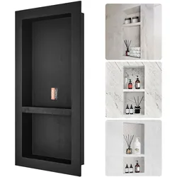 VEVOR Wandnische 10x40,64x81,28cm Duschnische Nische Befliesbar Doppellagig Wasserdicht Nischeneinbau Rückwandmaterial (XPS, Holz, Zement) Geeignet für Badezimmer Schlafzimmer Arbeitszimmer