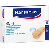Hansaplast Soft Strips 1,9 cm x 7,2 cm 100 St.