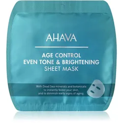 AHAVA Time To Smooth Aufhellende Tuchmaske gegen Falten 1 St.