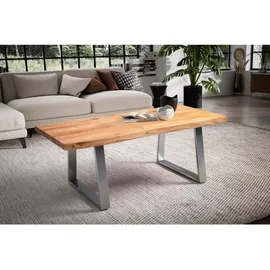 Wohnling Couchtisch Massivholz braun 120,0 x 60,0 x 46,0 cm