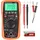 Vevor Digitalmultimeter, 4000-Count TRMS DC/AC Voltmeter Stromtester, Auto-Ranging-Multimeter für Strom, Spannung, Widerstand, Kapazität, Temperatur, Dioden, Durchgang, Tastverhältnis