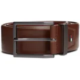Tommy Hilfiger Herrengürtel Leder 4 cm braun 105