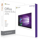 Windows 10 Pro + Office 2016 Home & Business 32/64 Bit