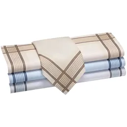 Taschentuch, Damen, Gr. 8-Stück-Packung, bunt (farbig, sortiert), Baumwolle, gemustert, Modetücher
