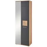 Innostyle Fun Garderobenschrank 65x195x38cm schwarz