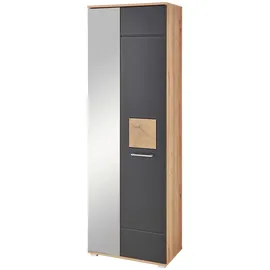 Innostyle Fun Garderobenschrank 65x195x38cm schwarz