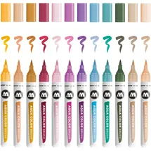 Molotow Aquarellstift Basic Set 2 12 St. türkis/mehrfarbig
