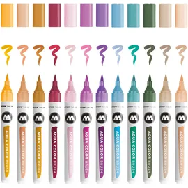 Molotow Aquarellstift Basic Set 2 12 St. türkis/mehrfarbig