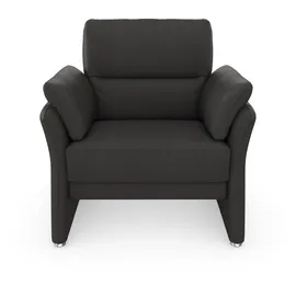 DOMO collection Sessel Pina Mikrofaser 99 x 95 x 88 cm grau