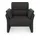 DOMO collection Sessel Pina Mikrofaser 99 x 95 x 88 cm grau