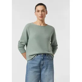 Comma, Longpullover Strukturierter Strickpullover Grün 34