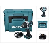 Makita DTW 700 M1J Akku Schlagschrauber 18 V 700 Nm 1/2" XPT Brushless + 1x Akku 4,0 Ah + Makpac - ohne Ladegerät