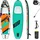 BESTWAY SUP Board Set Breeze Panorama 305 x 84 x 12 cm türkis