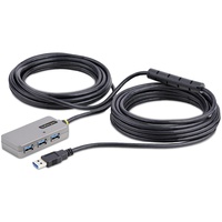 Startech StarTech.com USB Extender Hub, 10m USB 3.0 Extension Cable with 4-Port USB Hub, Active/Bus Powered USB Verteiler/Erweiterung inkl. 20W Netzteil, ESD-Schutz (U01043-USB-EXTENDER)