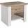 SchlafKONTOR Nachtschrank Luca 60 x 42 x 49 cm Beige