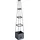 Meister Craft Meister Pflanzturm 150 x 25 x 25 cm Schwarz