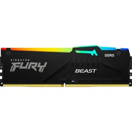 Kingston FURY Beast DDR5 6000MT/s RGB 32GB Modul (1x32GB) CL36 Schwarz KF560C36BBEA-32