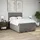 vidaXL Boxspringbett 140 x 200 cm Taupe