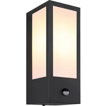 GLOBO Außenleuchte Metall 120 x 320 mm 1x E27 schwarz